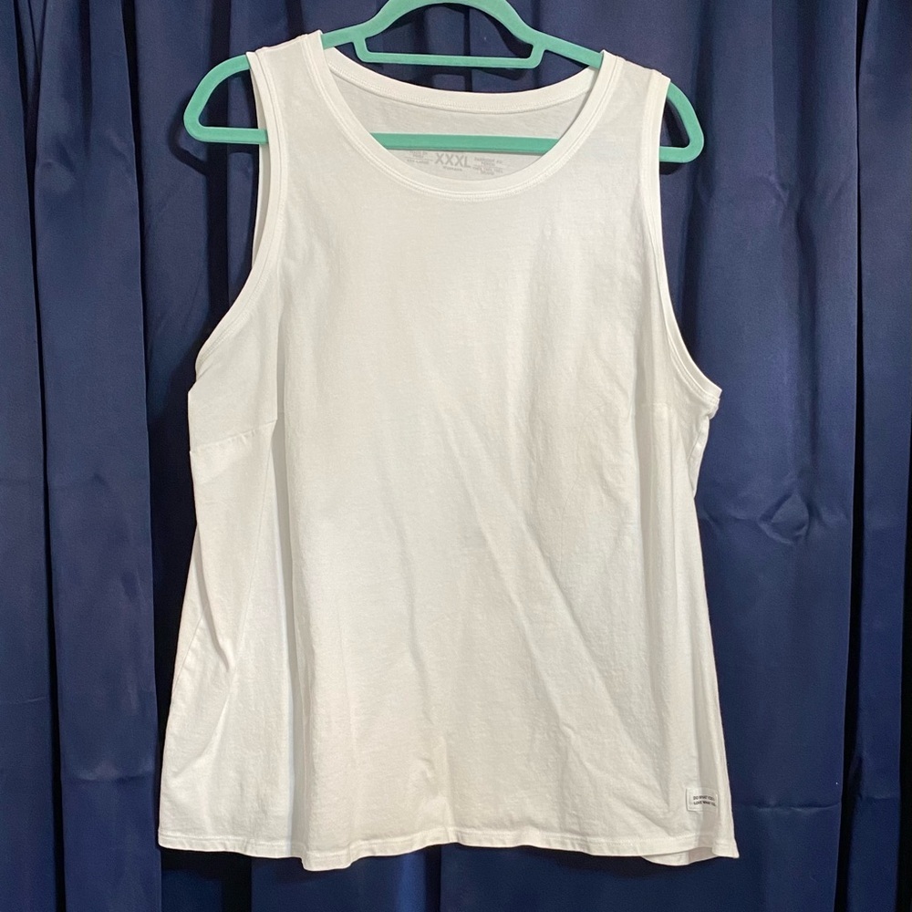 Life is Good Women's White Tank Top XXXL